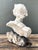 Metal Vintage Cast Stone Bust of Apollo Belvedere For Sale - Image 7 of 18