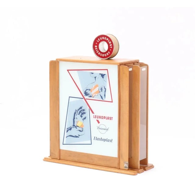 Mid-Century Modern Advertising Cabinet from Leukoplast Beiersdorf, 1950s For Sale - Image 10 of 10