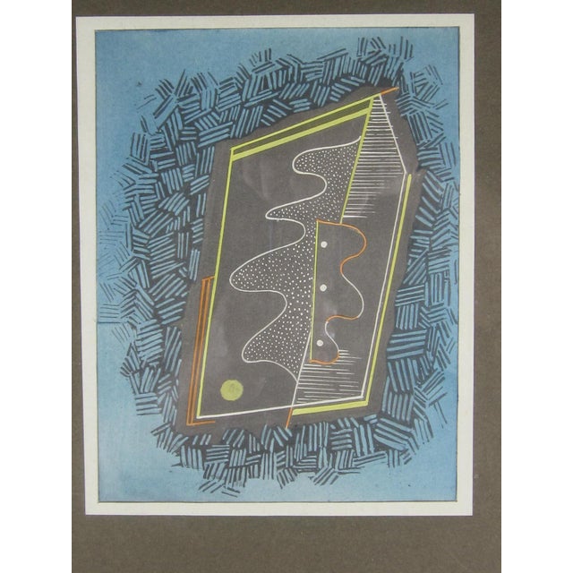 Original lithograph from the 1931 portfolio by German artist, Georg Bresser . It is from the unbound portfolio that shows...