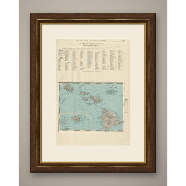 Rand McNally's antique map of Hawaii, published in 1899 on page 361 of the firm's indexed atlas, shares a composite sheet...