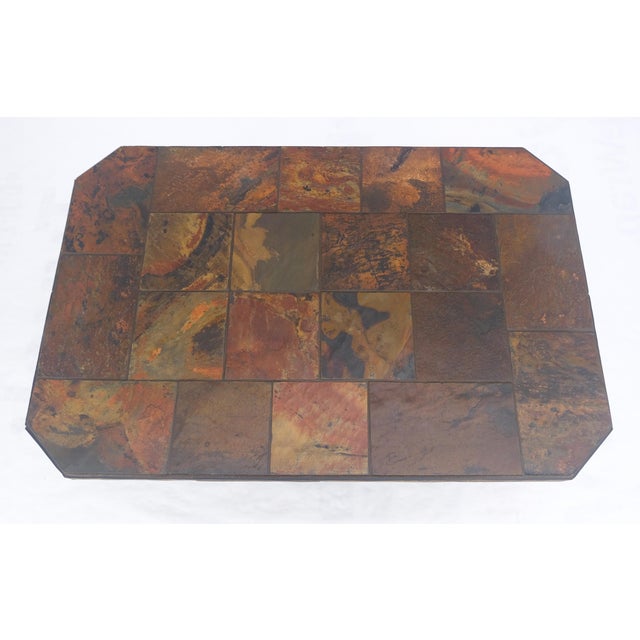 Lava Tile 32x48 Compact Studio Made Mid Century Modern Coffee Table MINT