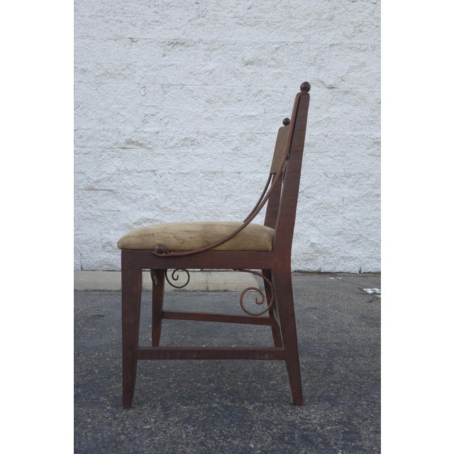 Vintage Handmade Rustic Dining Set Attributed to Carlo De Anda For Sale - Image 12 of 16