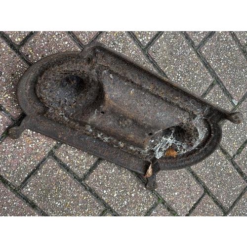 Antique Cast Iron Boot Scraper For Sale - Image 9 of 11
