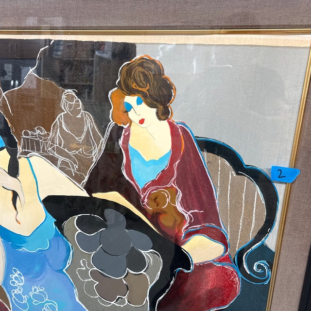 Circa 1997 Itzchak Tarkay Suzanne Serigraph, Signed For Sale - Image 4 of 12