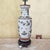 Vintage Chinese Famille Verte Style Porcelain Table Lamp With Hand Painted Birds & Peonies For Sale - Image 10 of 18