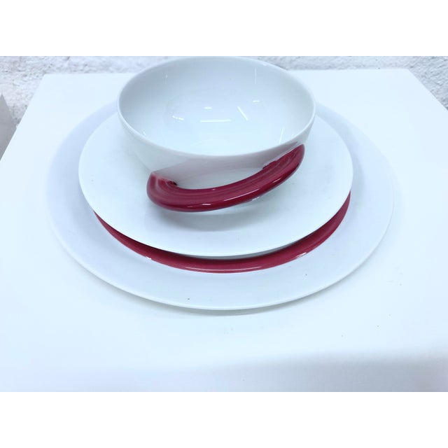 1980s Vintage Tea Service by Mario Bellini for Rosenthal, 1980s, Set of 15 For Sale - Image 5 of 18