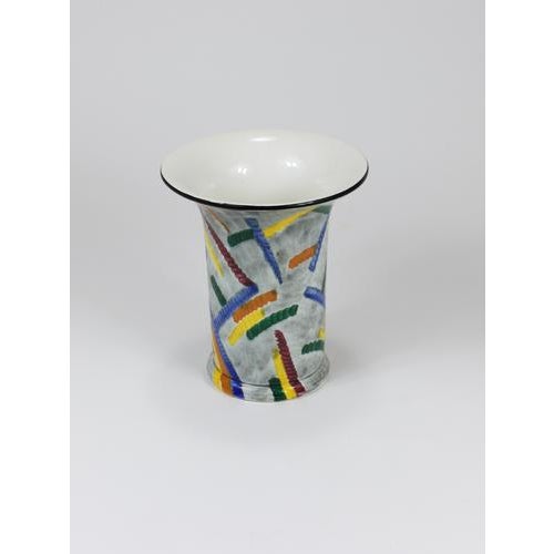 Art Deco Bauhaus Pottery Vase by Eva Zeisel for SMF Schramberg, Germany, 1920s For Sale - Image 14 of 17