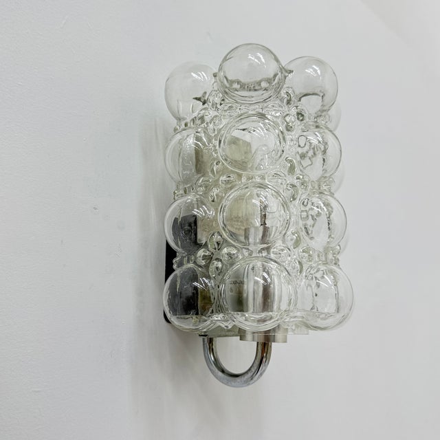 Bubble Glass Wall Lamps by Helena Tynell for Limburg, Germany, 1970s, Set of 2 For Sale - Image 18 of 18