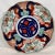 Vintage Scalloped Edge Imari Plate Decorated With Colorful Birds & Rabbits From Japan - Circa 1940 For Sale - Image 12 of 12