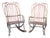 Adirondack Style Twig Rocking Chairs -a Pair For Sale