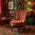 Late 20th Century Victorian Style Tufted Slipper Chair in Pink Velvet For Sale - Image 17 of 18
