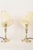 Metal Table Lamps Alpaca with Oval Base and Fabric Shades, Vienna, 1920s, Set of 2 For Sale - Image 7 of 15