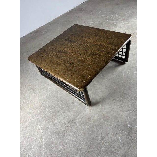 Vintage Bamboo Coffee Table by Tobia Scarpa for B&B Italia, 1970s For Sale - Image 4 of 12