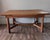 Mid 20th Century A. Brandt Ranch Oak Trestle Extendable Dining Table For Sale - Image 5 of 17