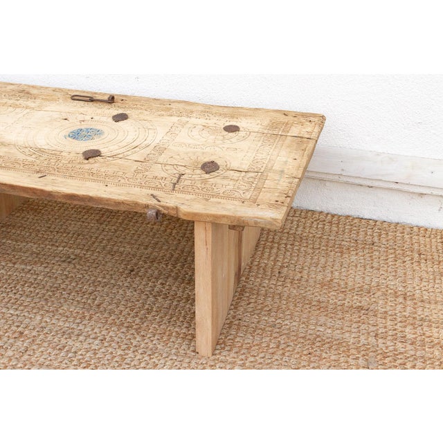 19th Century Carved Sunburst Medallion Coffee Table For Sale - Image 11 of 12