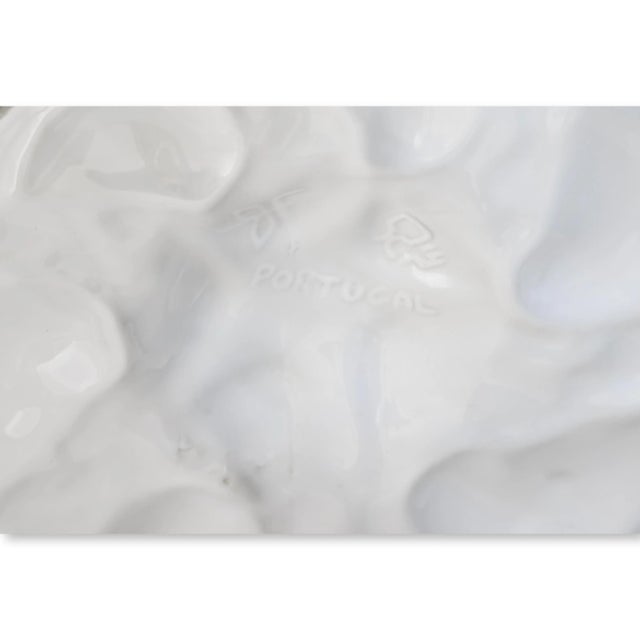 French Midcentury Majolica Starfish Oyster Plates - Set of 6 For Sale - Image 3 of 4