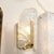 1960s Mid-Century Mottled Glass & Brass Leaf Sconces by Carl Fagerlund for Orrefors For Sale - Image 5 of 15