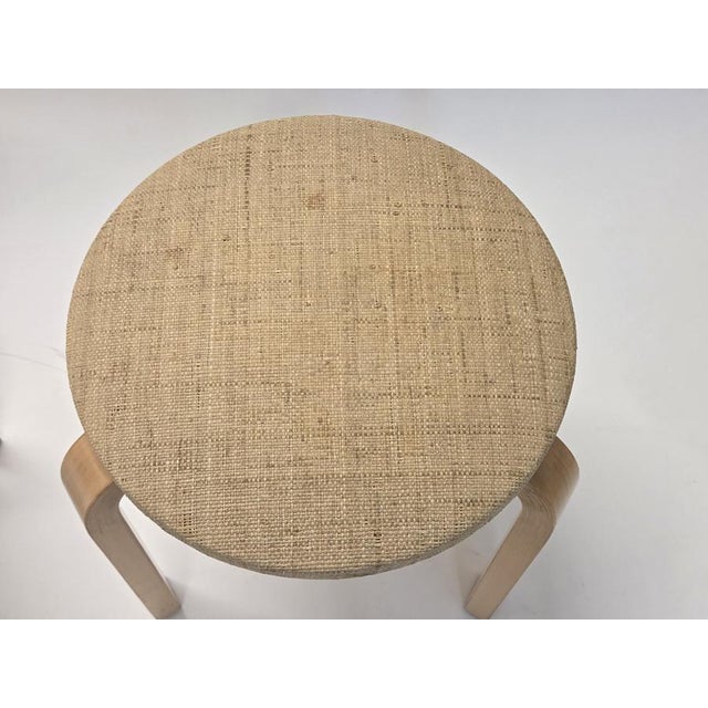 Vintage Stools by Alvar Aalto for Artek, Finland, 1950s, Set of 2 For Sale - Image 9 of 13