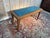 Art Deco Piano Bench in Stained Wood and Vinyl, 1930s For Sale - Image 3 of 7