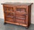 Spanish 20th Century Spanish Carved Walnut Tuscan Cabinet with One-Drawer For Sale - Image 3 of 12