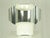 Large Space Age Chrome Plated and White Painted Four-Light Table Lamp by Mario Bellini for Reggiani, 1960s For Sale - Image 9 of 11