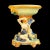 Figurative Antique Majolica Figural Tazza Centerpiece With Maiden & Cherub For Sale - Image 3 of 7