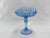Mid-Century Modern Indiana Glass Diamond Point Tall Compote Vintage For Sale - Image 3 of 8