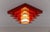 Mid-Century Modern Space Age Lamp in Pyramid Shape in Metal and Glass, 1960s For Sale - Image 3 of 11