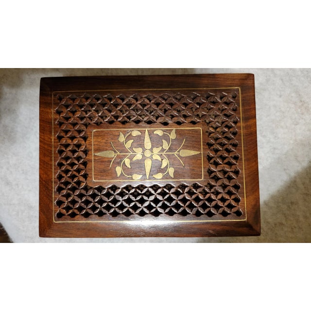 Mid 20th Century Hand Carved Wooden Trinquet Boxes - Set of 2 For Sale In Dallas - Image 6 of 12