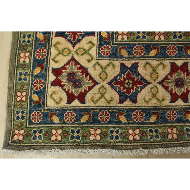 Kazak Rug 10′ X 16’3” Gray Wool Traditional Hand-Knotted Oriental Carpet For Sale - Image 12 of 15