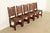 Charles Limbert Lifetime Furniture Antique Mission Oak and Cane Arts & Crafts Dining Chairs, Set of Five For Sale - Image 4 of 11