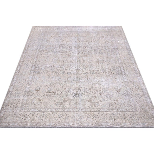 1960s 1960s Persian Tabriz Rug For Sale - Image 5 of 5