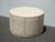 French Country Off White Large Ottoman Bench W Decorative Nails ~ Coffee Table For Sale - Image 4 of 12