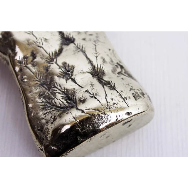 Metal Mid-Century French Bronze Vase For Sale - Image 7 of 11