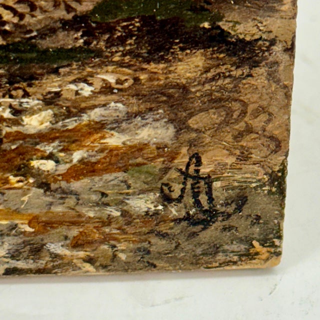 Set of Two Small Danish 19th Century Oil Paintings, Circa 1850s For Sale - Image 12 of 12
