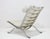 Ari Chair and Ottoman in Leather and Steel by Arne Norell, 1970s For Sale In Dallas - Image 6 of 12