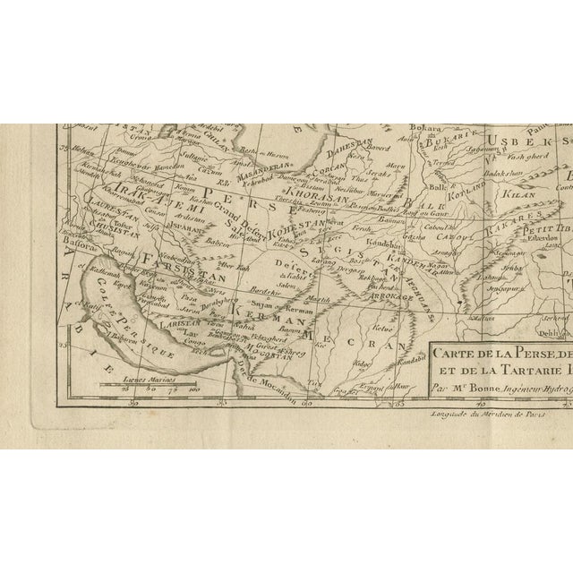 Copper Antique Map of Georgia and Tartary, 1780 For Sale - Image 8 of 11