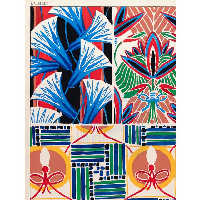All Edges Gilt's edition of Séguy's Suggestions pour Étoffes et Tapis (Suggestions for Stuffs and Carpets) Plate 20 E. A....