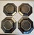 Set of 4 Juliska Stoneware Pewter 10” Octagonal Soup/Pasta Bowls For Sale In Phoenix - Image 6 of 9