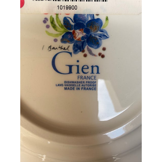 Traditional Gien Eden Canape Plates (Set of 6) For Sale - Image 3 of 3