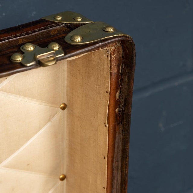 20th Century Trunk in Monogram Canvas from Louis Vuitton, France, 1900s For Sale - Image 11 of 18