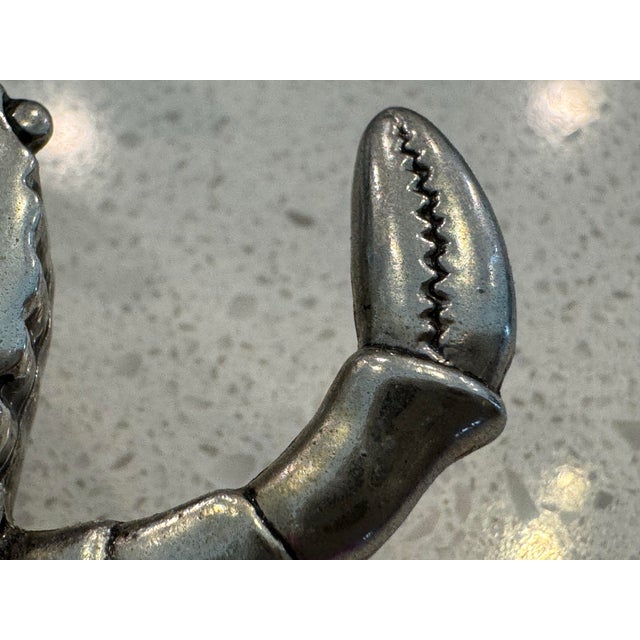 Silver Crab Salt and Pepper Shakers - Set of 2 For Sale - Image 4 of 12