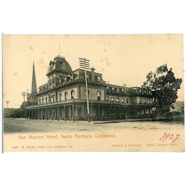 Metal 1900s Service for 6 Silver Plated Flatware From the San Marcos Hotel Santa Barbara Ca - 24pcs For Sale - Image 7 of 8