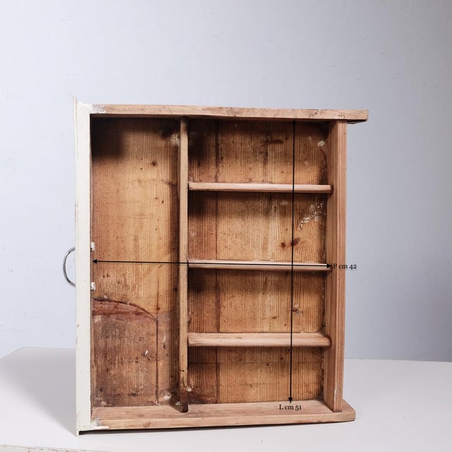 Wooden Kitchen Table with Pasta Drying Rack and Rolling Pin, 1960s For Sale - Image 11 of 17