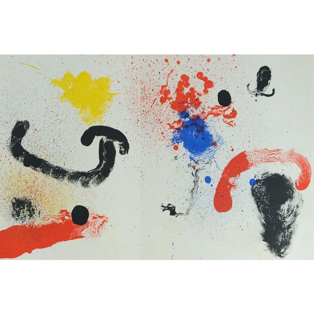 Joan Miro, Surreal Composition, Lithograph For Sale - Image 3 of 8