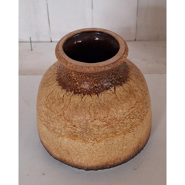 Vintage German Ceramic Vase by Scheurich, 1970s, in Very Good conditions. Designed 1970 to 1979 This piece has an...