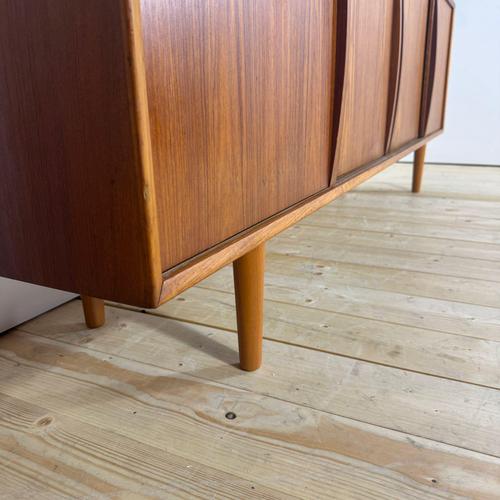 Mid-Century Modern Teak Sideboard with Sliding Doors, 1960s For Sale - Image 6 of 12