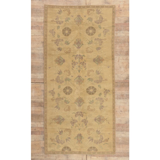 Vintage Turkish Oushak Rug, 05'01 X 10'07 For Sale - Image 10 of 10