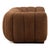 Contemporary Cognac Chenille Tufted Sofa For Sale - Image 3 of 6
