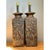 Mid 20th Century Vintage Abstract Carved Ceramic Lamps - A Pair For Sale - Image 5 of 13